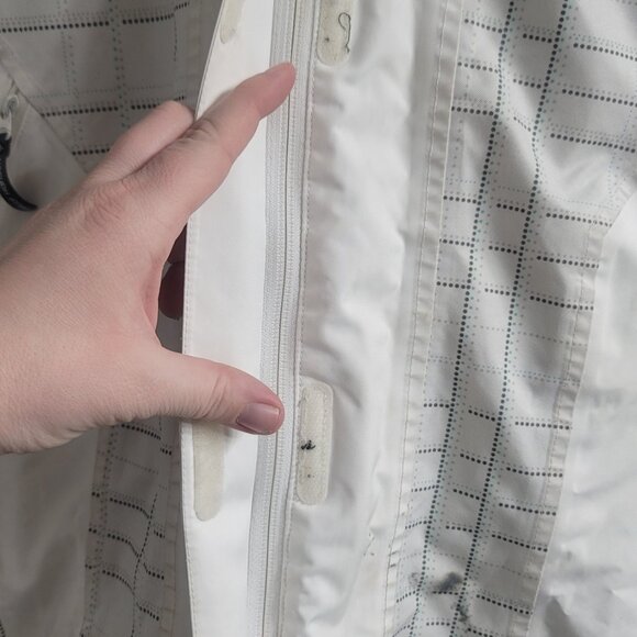 #349 Helly Hansen White Snow Winter Jacket sz M - Picture 4 of 8